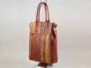 Eva Croco Look Leather bag - Big Size Orange TL140922
