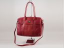 Eva Croco Look Leather Shoulder bag - Medium Size Оранжевый TL140923