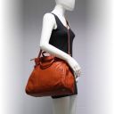Eleonora Women's Leather Handbag Темно-коричневый TL141030