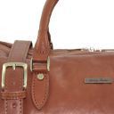 TL Travel Дорожная кожаная сумка Weekender с пряжками Темно-коричневый TL151102