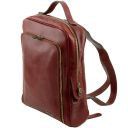 Bangkok Кожаный рюкзак для ноутбука с отделением впереди Красный TL141289