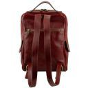 Bangkok Кожаный рюкзак для ноутбука с отделением впереди Красный TL141289