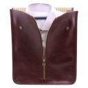 Эксклюзивный кожаный футляр для рубашек Темно-коричневый TL141307