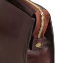 Palermo Damen - Aktentasche aus Leder 3 Fächer Braun TL141343