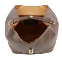 TL KEYLUCK Saffiano Leather Convertible bag Dark Taupe TL141360