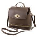 TL KEYLUCK Saffiano Leather Convertible bag Темно-коричневый TL141360