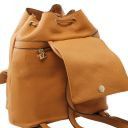 Sapporo Soft Leather Backpack for Women Коньяк TL141421