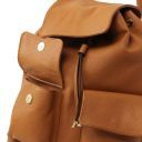 Sapporo Soft Leather Backpack for Women Светлый серо-коричневый TL141421