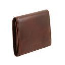 Exklusive Herren Geldbörse aus Leder mit 3 Scheinfächern Honig TL141498