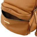 TL Bag Soft Leather Backpack for Women Black TL141532