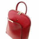 TL Bag Saffiano Leather Backpack for Women Red TL141631