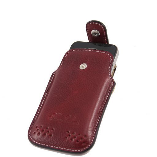 Leather IPhone3 IPhone4/4s Holder Красный TL140983