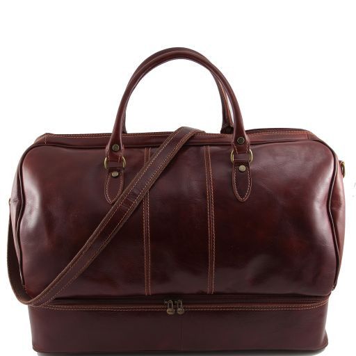 Liverpool Travel Leather bag Brown TL141000
