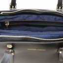 Aura Handtasche aus Leder Schwarz TL141434