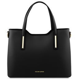 Olimpia Leather Tote Black TL141412