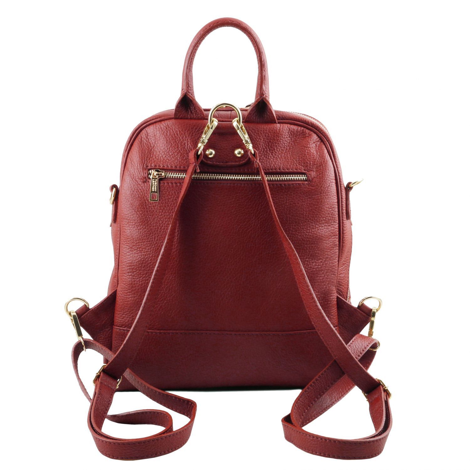 TL Bag Soft Leather Backpack for Women Red TL141376