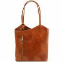 Patty Leather Convertible Backpack Shoulderbag Мед TL141497