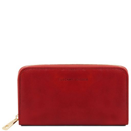 Exklusive Damenbrieftasche aus Leder Rot TL141206