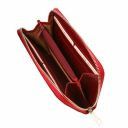Exclusive zip Around Leather Wallet Красный TL141206