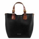 TL Bag Sac Cabas en Cuir Saffiano Noir TL141696