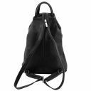 Shanghai Soft Leather Backpack Black TL140963