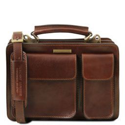 Tania Leather lady handbag Brown TL141270