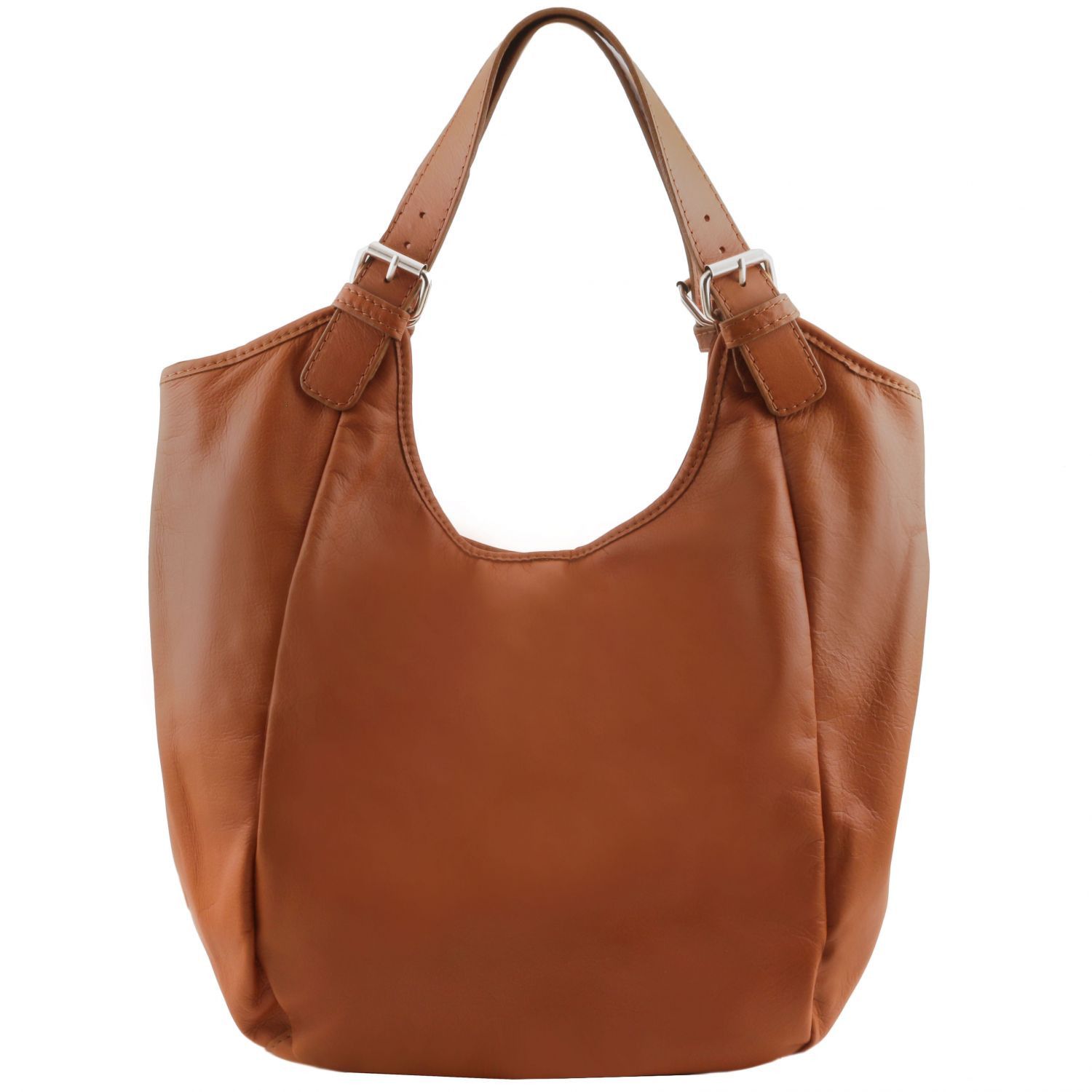 Gina Leather Hobo bag Cognac TL141357