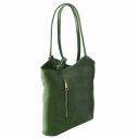 Patty Leather Convertible bag Green TL141497