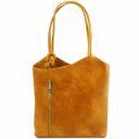 Patty Borsa Donna in Pelle Convertibile a Zaino Giallo TL141497