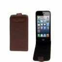 Leather IPhone 5 Holder Brown TL141213