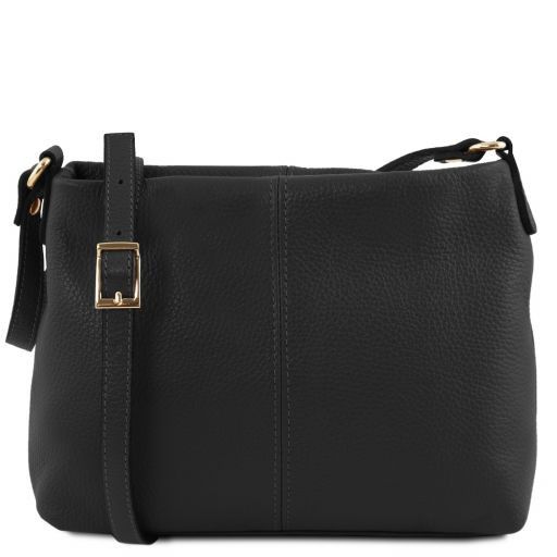 TL Bag Soft Leather Shoulder bag Black TL141720