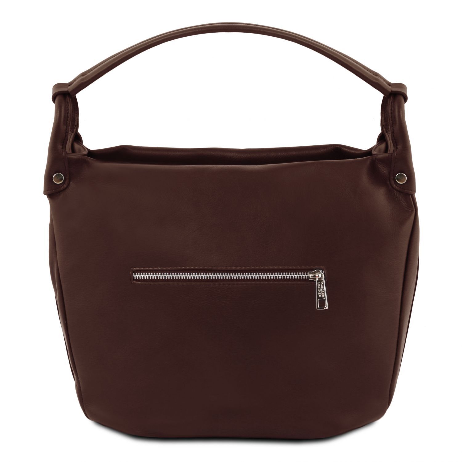 TL Bag Soft Leather Hobo bag Dark Brown TL141721