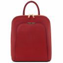 TL Bag Mochila Para Mujer en Piel Saffiano Rojo TL141631