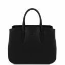 Camelia Leather Handbag Black TL141728