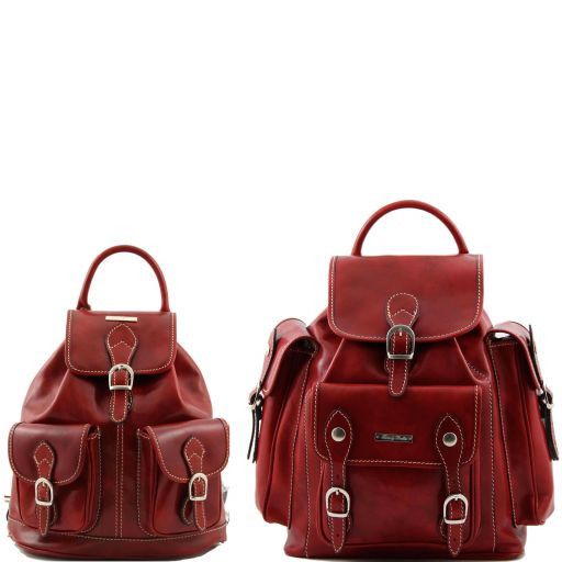 Trekker Дорожный набор кожаных рюкзаков Красный TL90173