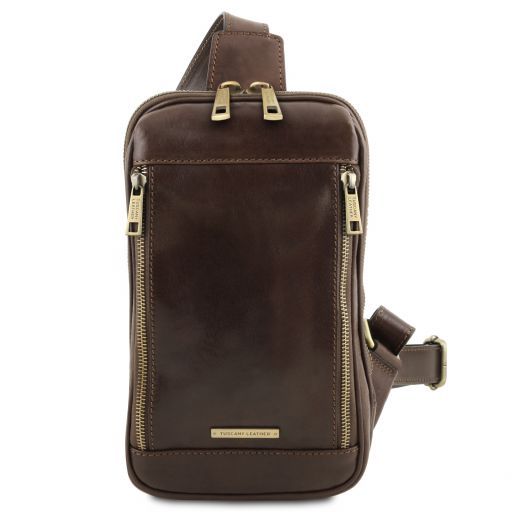 Martin Leather Crossover bag Темно-коричневый TL141536