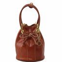 Clara Bucket Leather bag Honey TL60193