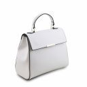 TL Bag Bauletto Tasche aus Saffiano Leder Weiß TL141628