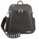 TL Bag Soft leather backpack for women Gunmetal Grey TL141747