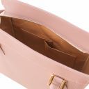 Lara Leather Handbag With Front zip Ballet Pink TL141644