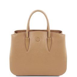 Camelia Leather handbag Champagne TL141728