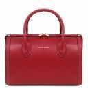 Elena Leather duffle bag Red TL141829