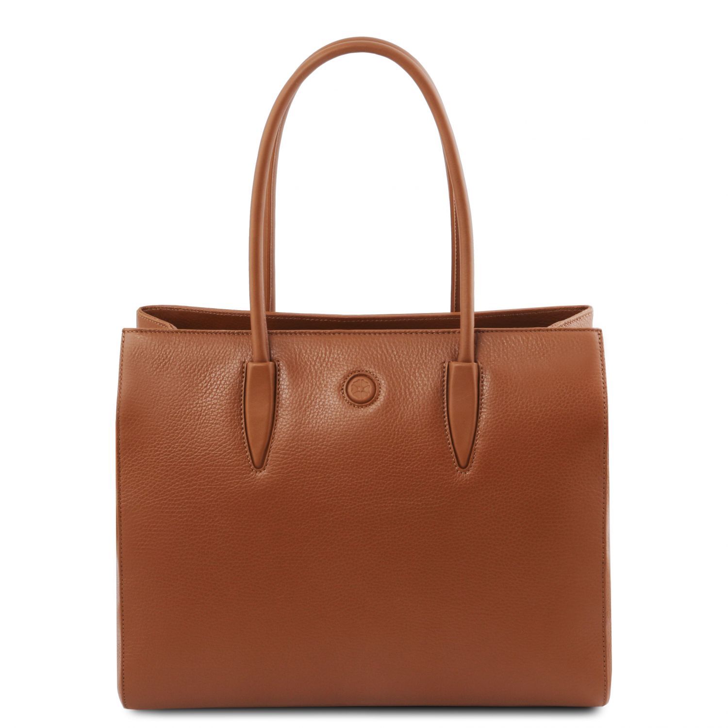 Orchidea Leather shoulder bag Cognac TL141810