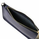 Cassandra Leather Clutch Handbag Темно-синий TL141870