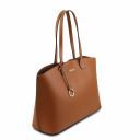 TL Bag Shopping Tasche aus Leder Cognac TL141828