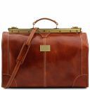 Madrid Gladstone Leather Bag - Large Size Honey TL1022