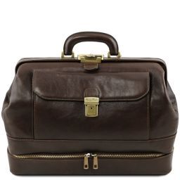 Giotto Esclusiva borsa medico in pelle con doppio fondo Testa di Moro TL141297