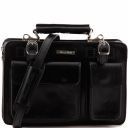 Tania Leather Lady Handbag Black TL6021