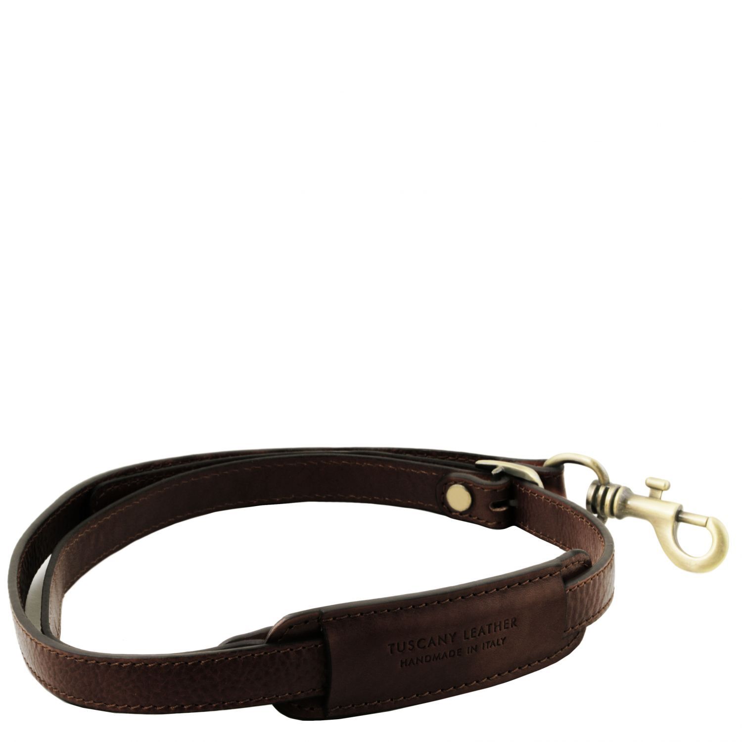 Tracolla in pelle regolabile per cartelle Testa di Moro