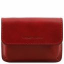 Exclusive leather business cards holder Red TL141378